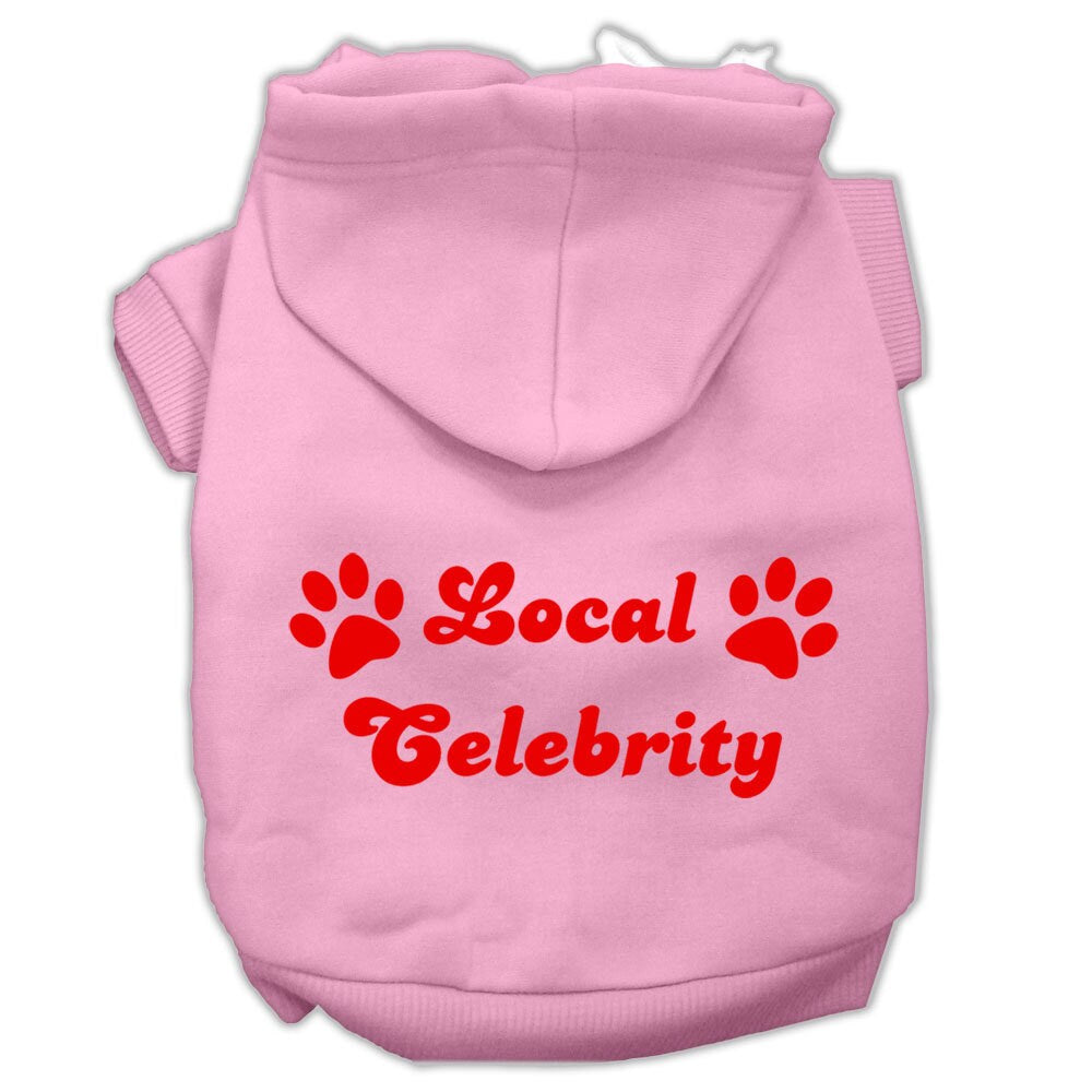 Pet Dog & Cat Hoodie Screen Printed, "Local Celebrity"