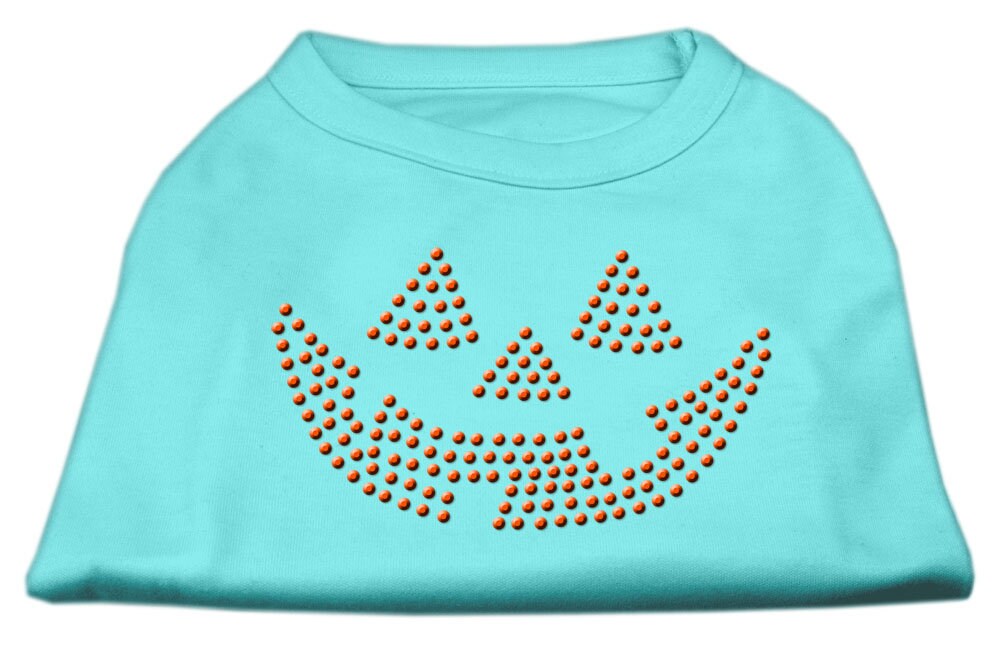 Halloween Pet Dog & Cat Shirt Rhinestone, "Jack O' Lantern"