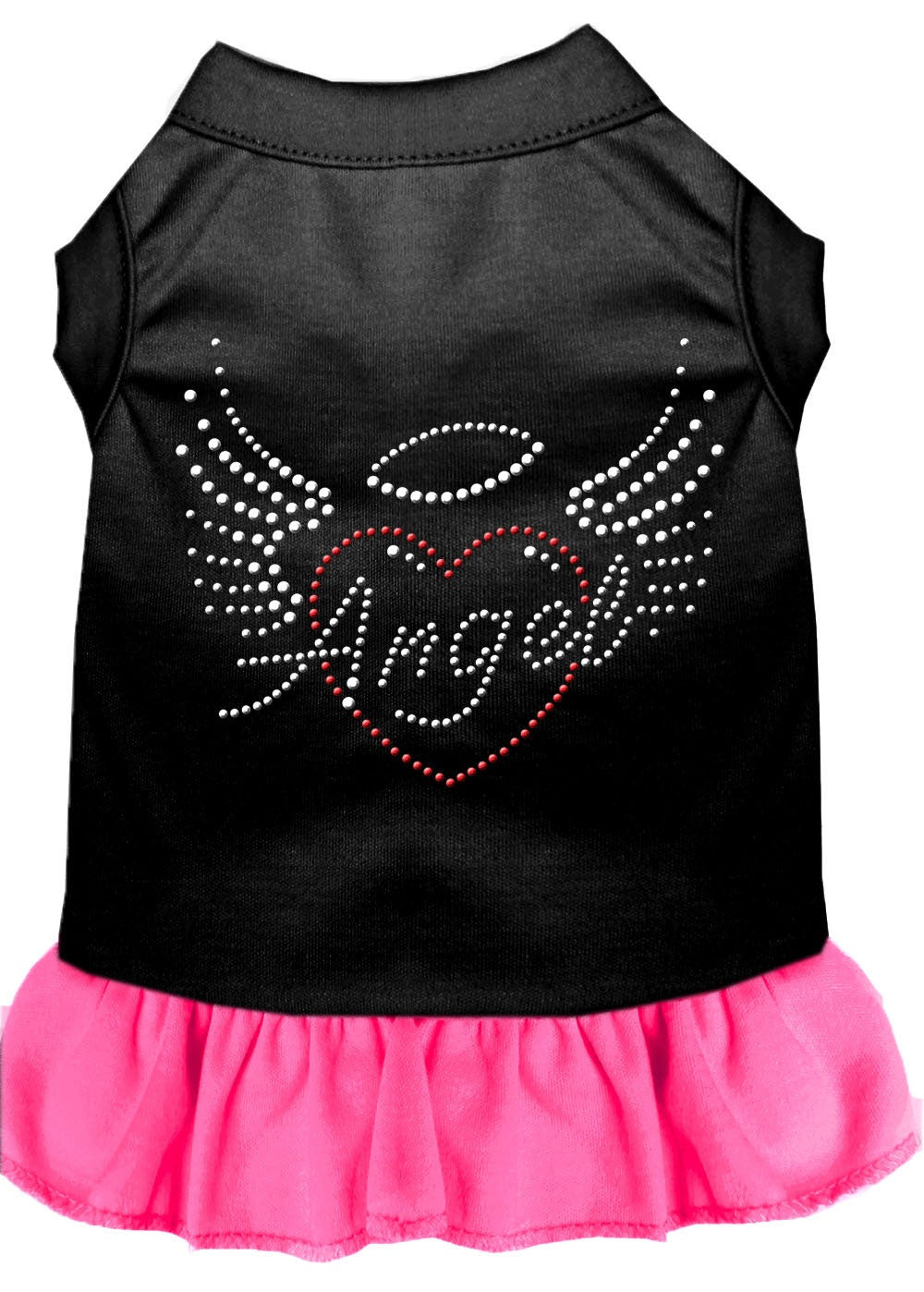 Pet Dog & Cat Dress Rhinestone, "Angel Heart"