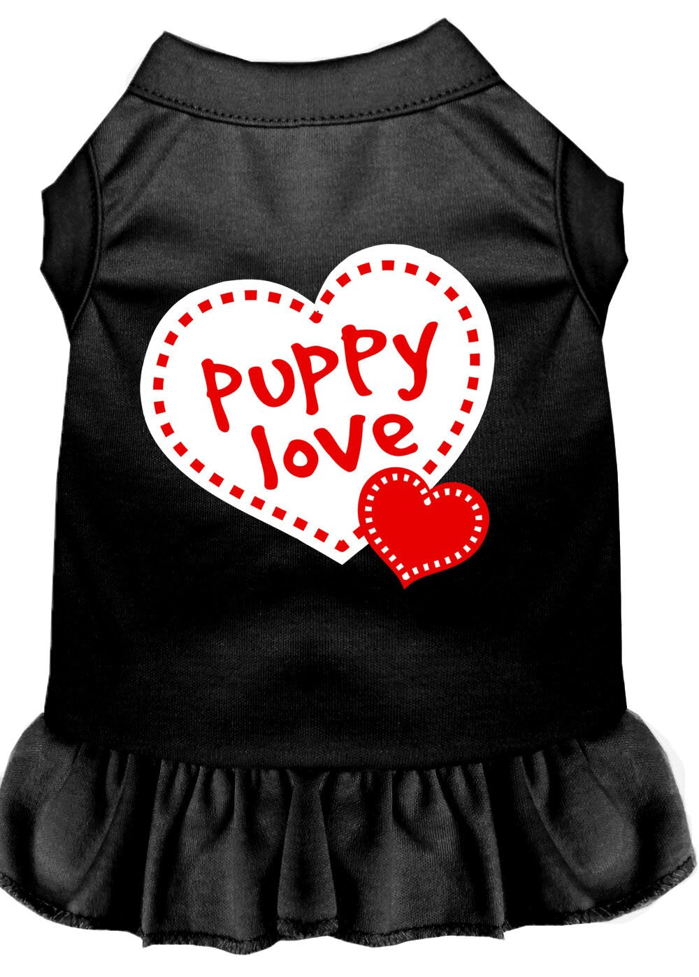 Pet Dog & Cat Dress Screen Printed, "Puppy Love"