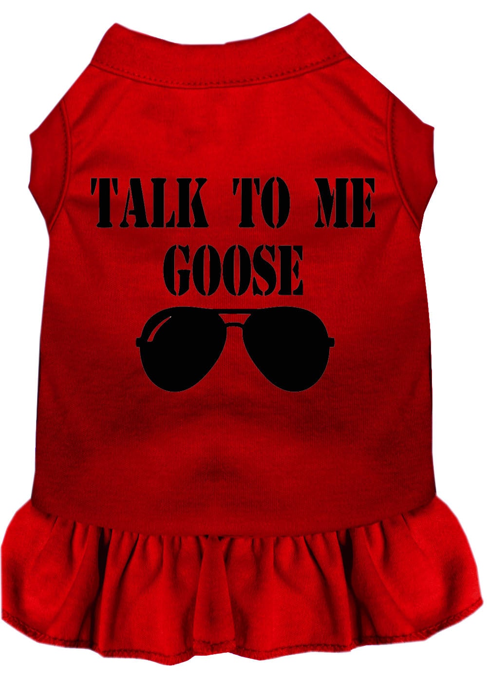 Pet Dog & Cat Dress Screen Printed, "Talk To Me Goose"