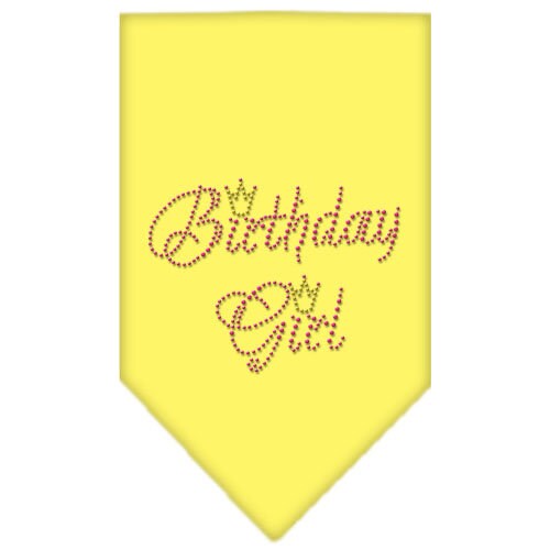 Pet and Dog Bandana Rhinestone, "Birthday Girl"