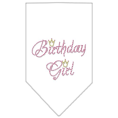 Pet and Dog Bandana Rhinestone, "Birthday Girl"