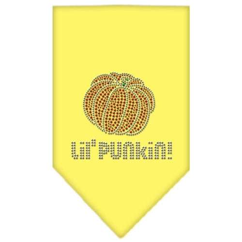 Halloween Pet and Dog Bandana Rhinestone, "Lil Punkin"