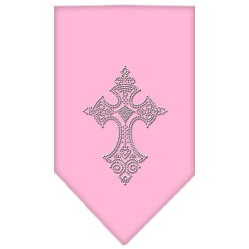 Pet and Dog Bandana, Rhinestone, "Cross"