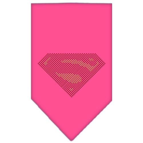 Pet and Dog Bandana Rhinestone, "Super!"