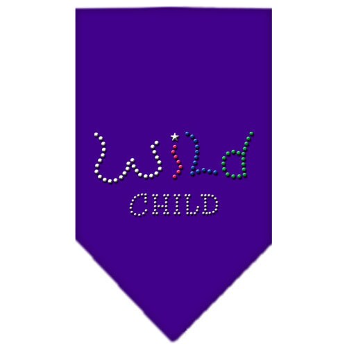 Pet and Dog Bandana Rhinestone, "Wild Child"