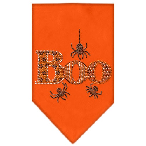 Halloween Pet and Dog Bandana Rhinestone, "Boo"