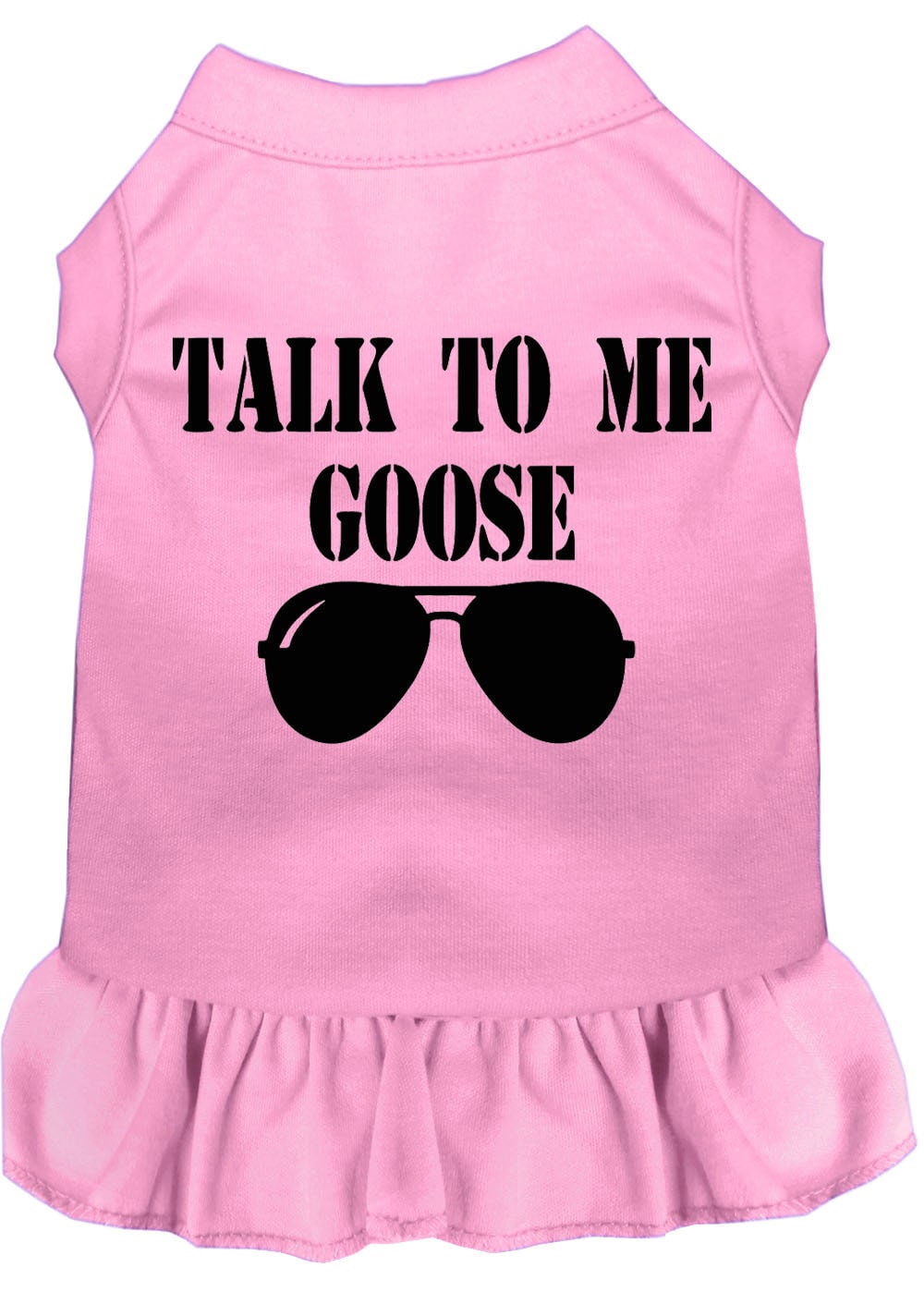 Pet Dog & Cat Dress Screen Printed, "Talk To Me Goose"