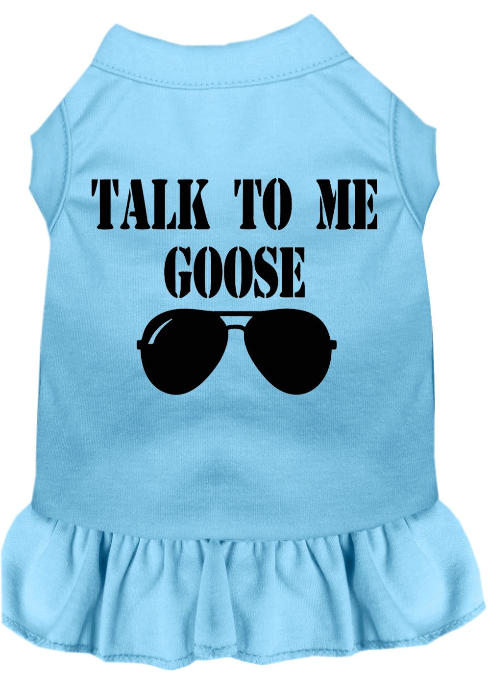 Pet Dog & Cat Dress Screen Printed, "Talk To Me Goose"