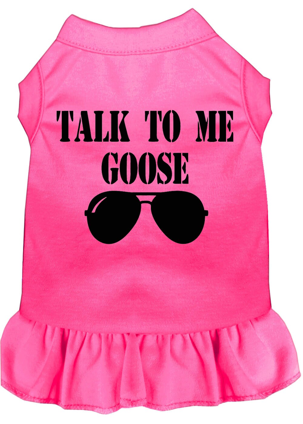 Pet Dog & Cat Dress Screen Printed, "Talk To Me Goose"