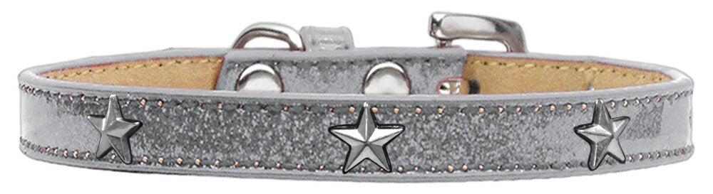 Dog, Puppy & Pet Widget Ice Cream Collar, "Silver Star"