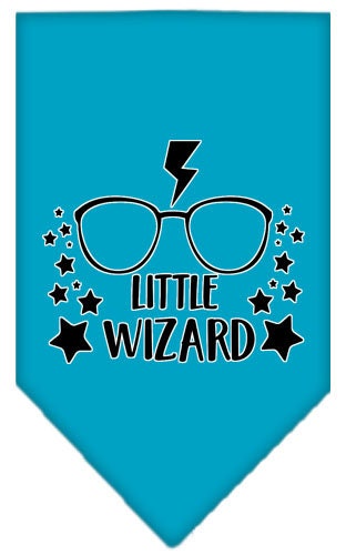 Pet and Dog Bandana Screen Printed, "Little Wizard"