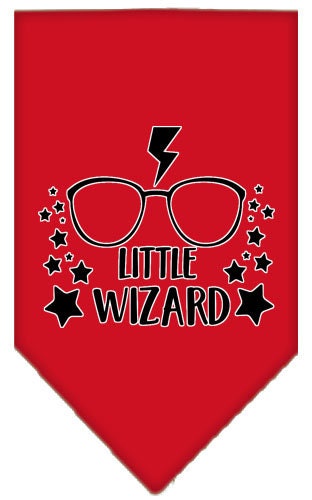 Pet and Dog Bandana Screen Printed, "Little Wizard"