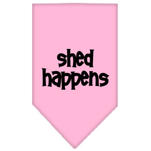 Pet and Dog Bandana Screen Printed, "Shed Happens"