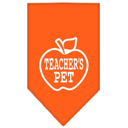 Pet and Dog Bandana Screen Printed, "Teachers Pet"