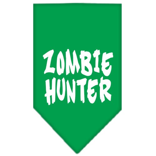 Halloween Pet and Dog Bandana Screen Printed, "Zombie Hunter"