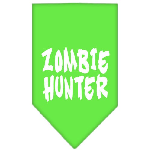 Halloween Pet and Dog Bandana Screen Printed, "Zombie Hunter"