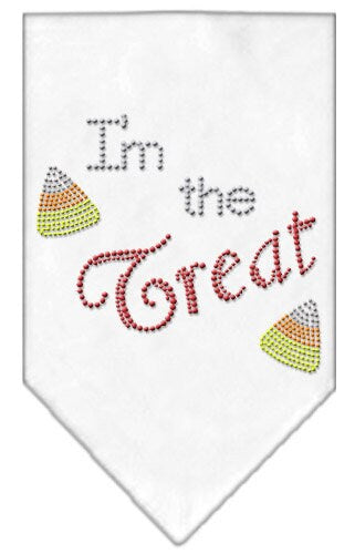 Halloween Pet and Dog Bandana Rhinestone, "I'm The Treat"