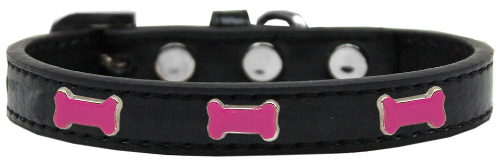 Dog, Puppy & Pet Widget Fashion Collar, "Pink Bone"