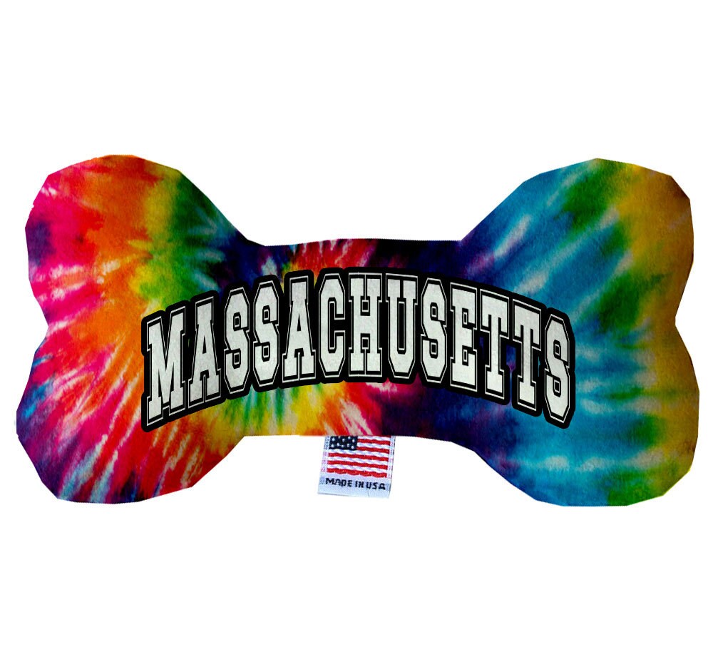 Pet & Dog Plush Bone Toys, "Massachusetts State Options" (Available in different pattern options)