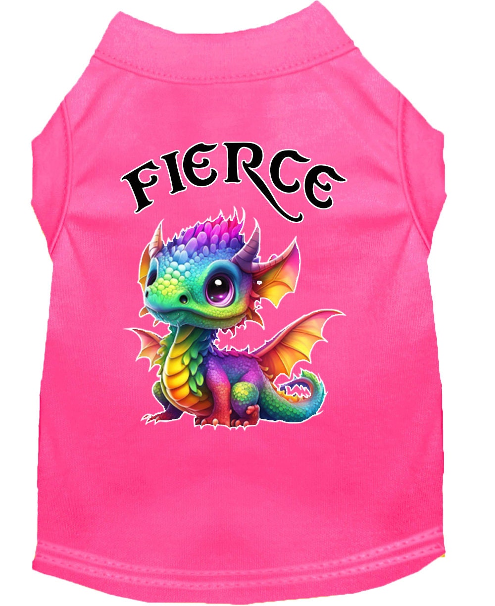 Dog Shirt for Pets 20-115 Pounds, "Fierce Dragon"