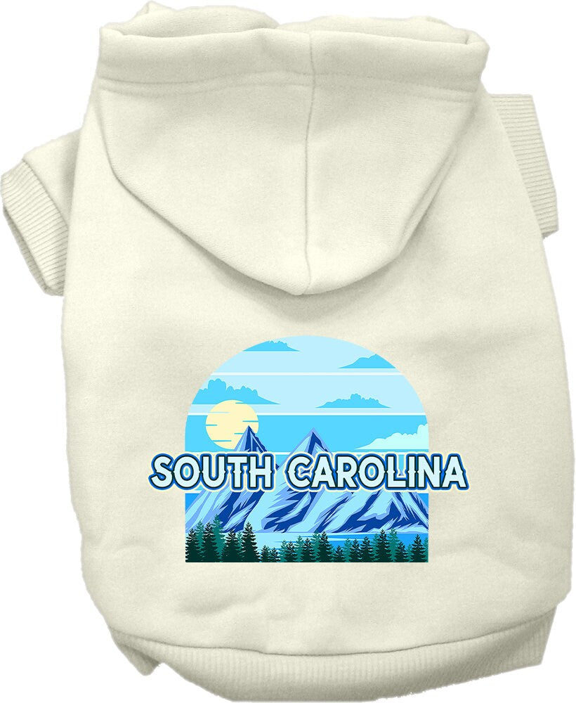 Pet Dog & Cat Screen Printed Hoodie for Medium to Large Pets (Sizes 2XL-6XL), "South Carolina Trailblazer"