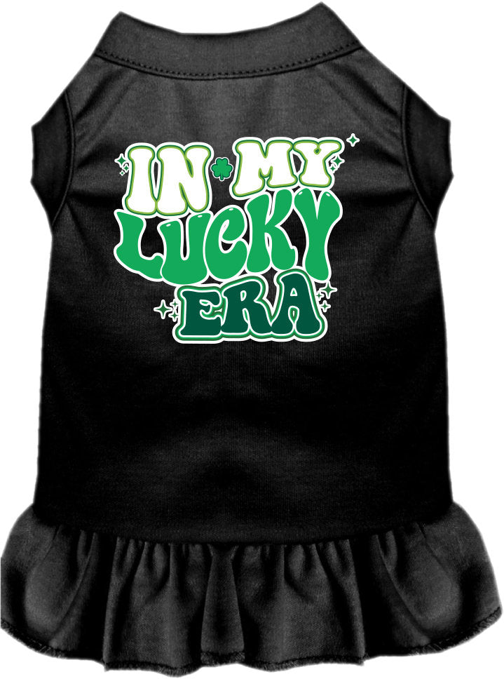 Pet Dog & Cat Screen Printed Dress "In My Lucky Era"