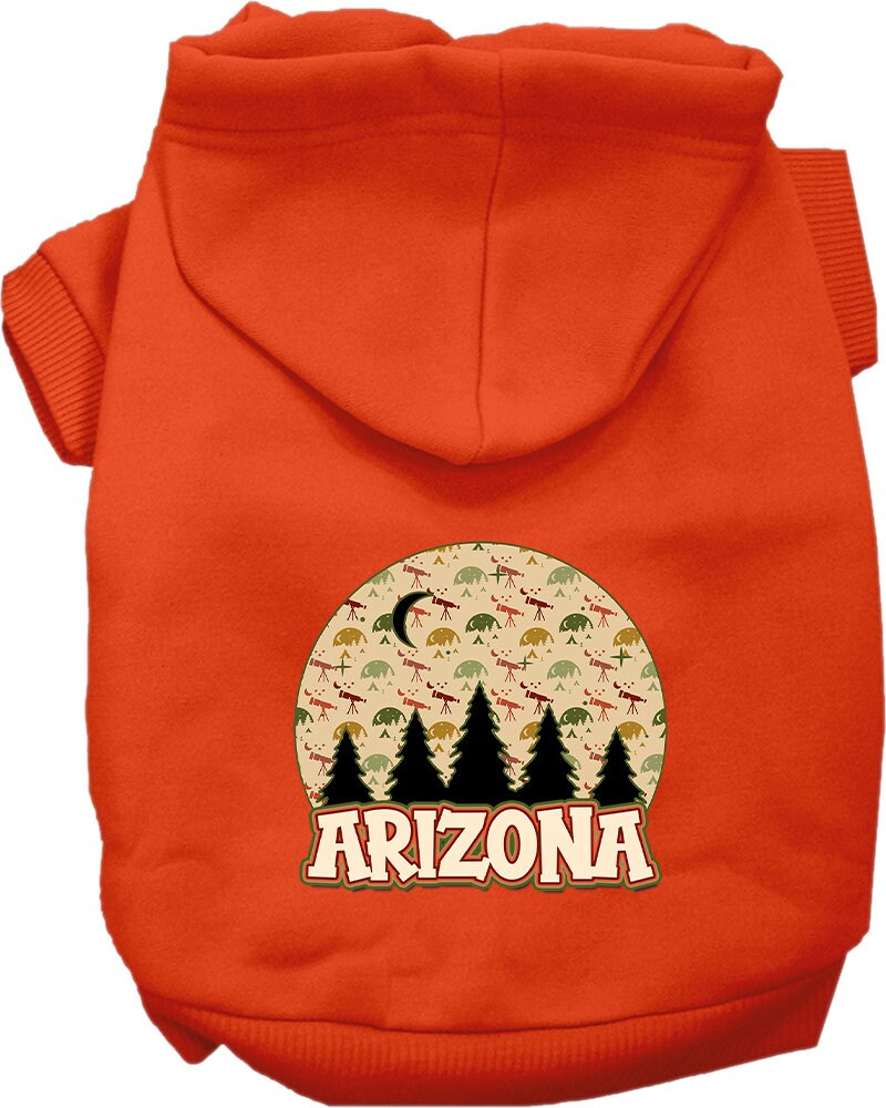 Pet Dog & Cat Screen Printed Hoodie for Small to Medium Pets (Sizes XS-XL), "Arizona Under The Stars"