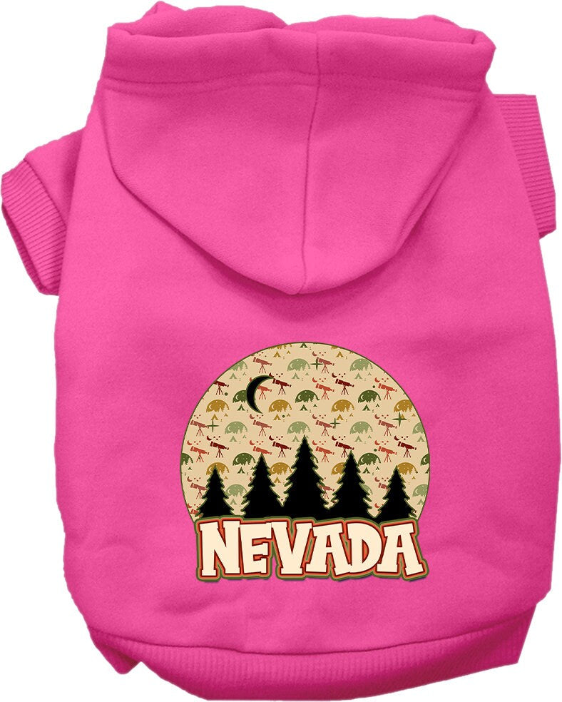 Pet Dog & Cat Screen Printed Hoodie for Medium to Large Pets (Sizes 2XL-6XL), "Nevada  Under The Stars"