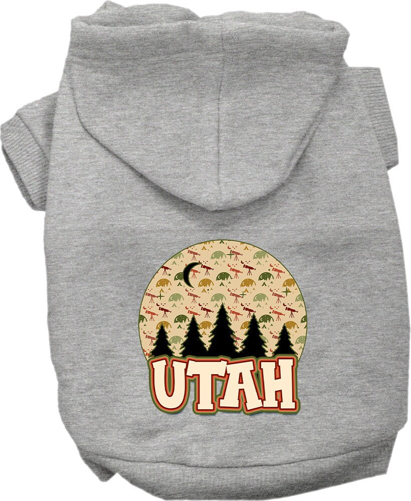 Pet Dog & Cat Screen Printed Hoodie for Medium to Large Pets (Sizes 2XL-6XL), "Utah Under The Stars"