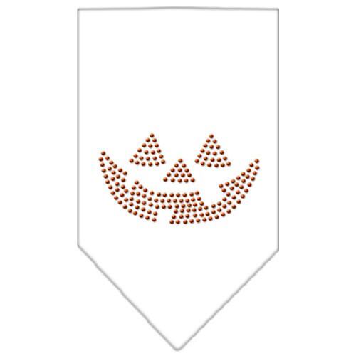 Halloween Pet and Dog Bandana Rhinestone, "Jack O Lantern"