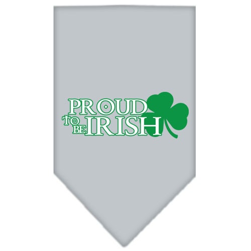 Pet and Dog Bandana Screen Printed, "Proud To Be Irish"