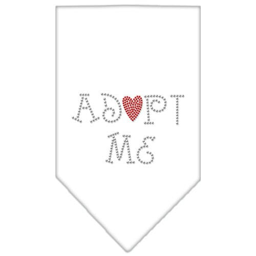 Pet and Dog Bandana Rhinestone, "Adopt Me"