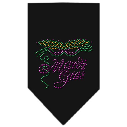 Pet and Dog Bandana, Rhinestone, "Mardi Gras"