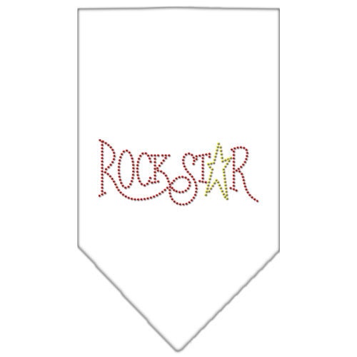 Pet and Dog Bandana Rhinestone, "Rock Star"