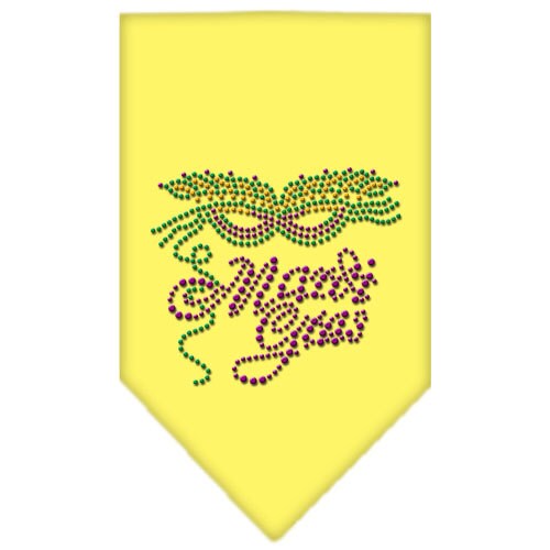 Pet and Dog Bandana, Rhinestone, "Mardi Gras"