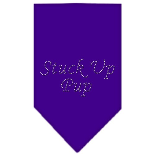 Pet and Dog Bandana Rhinestone, "Stuck Up Pup"