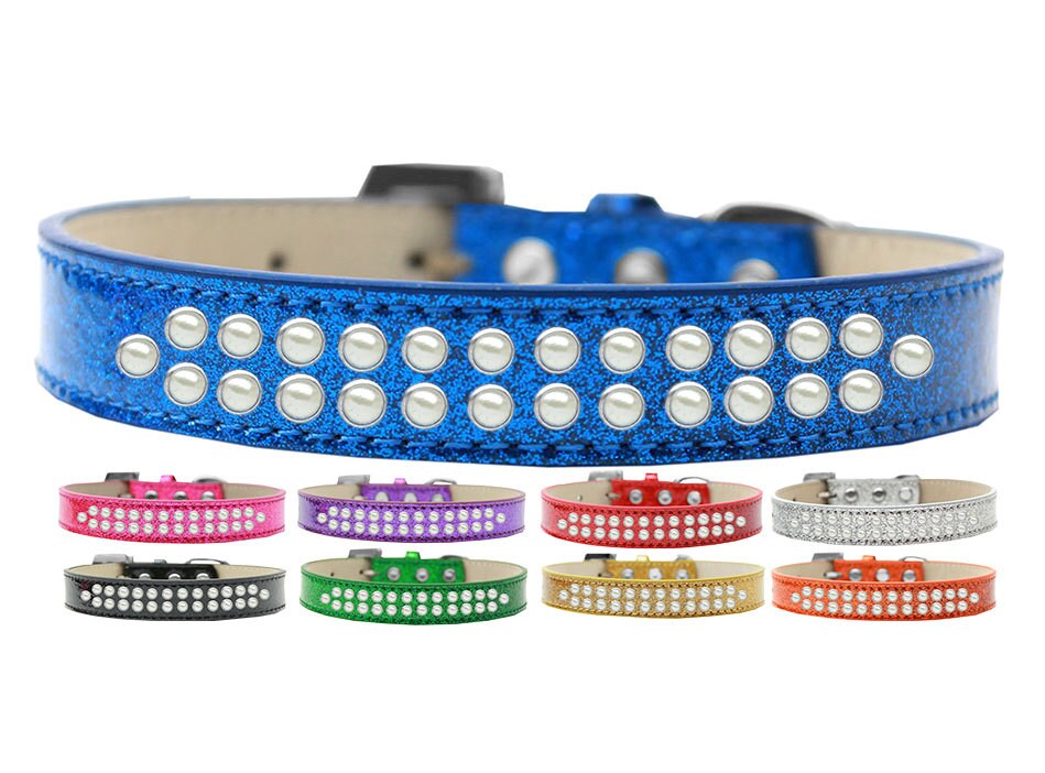 Premium Two Row Rim Set Pearl Ice Cream Collar