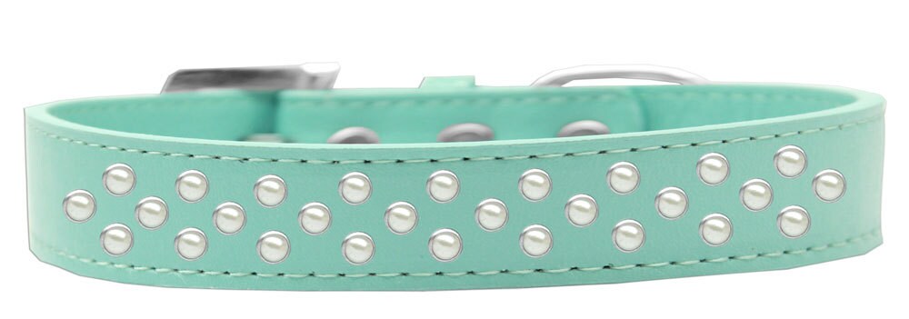 Dog, Puppy & Pet Fashion  Collar, "Pearl Rimsets Sprinkles"