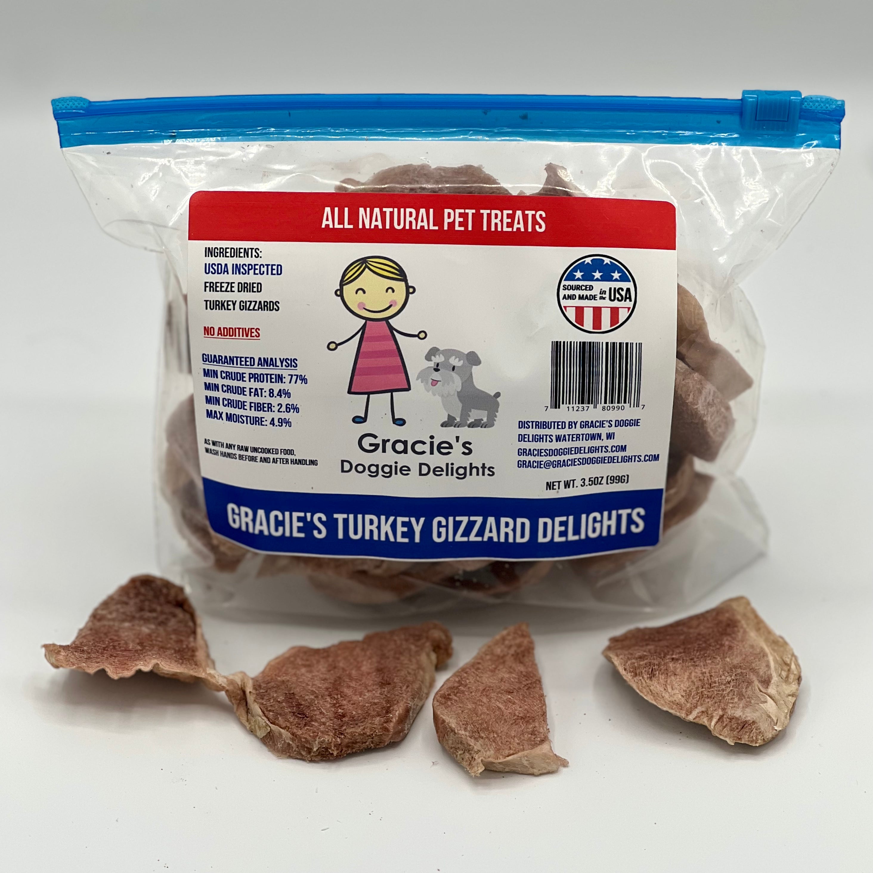 Gracie’s Sliced Turkey Gizzard Delights