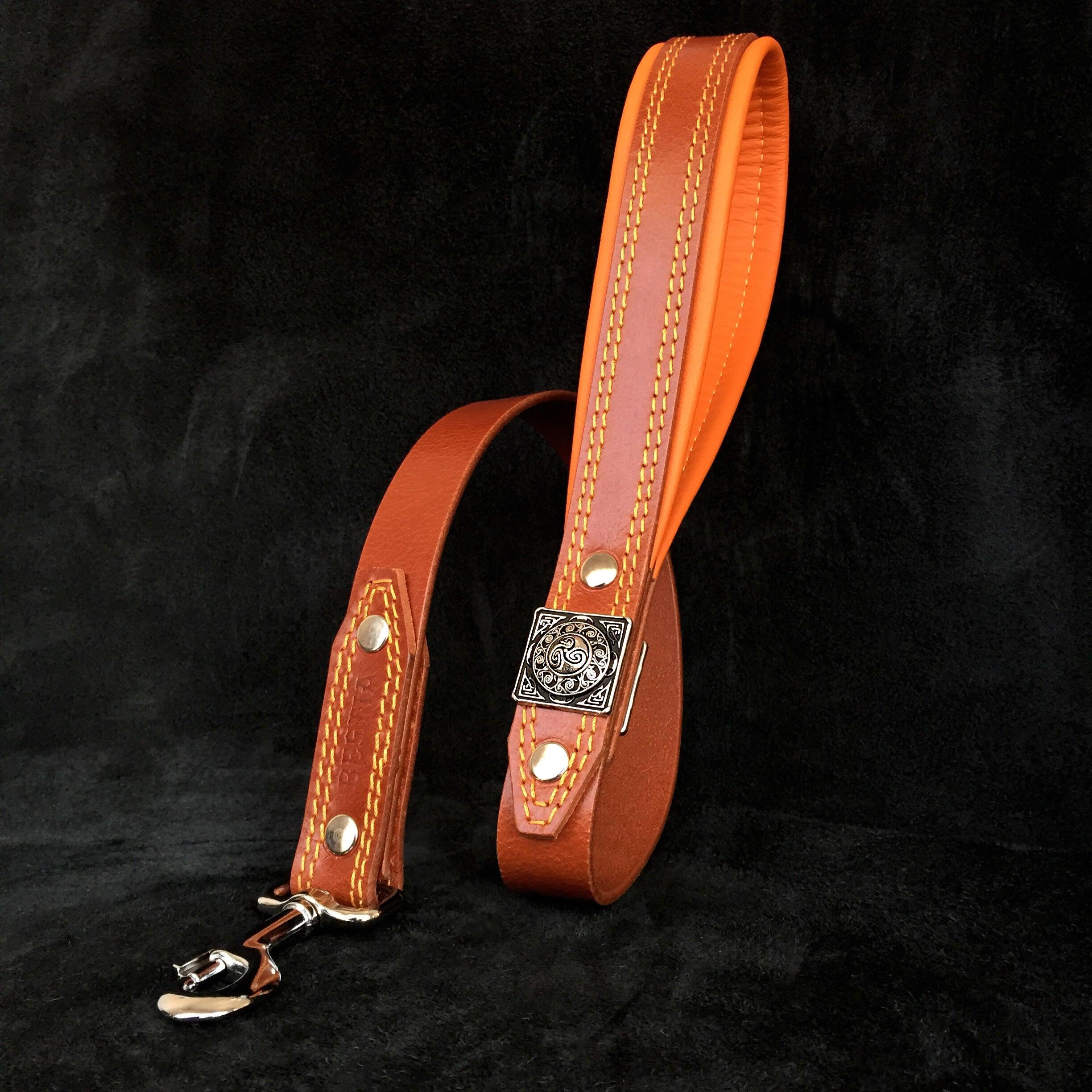 "Eros" leash BROWN