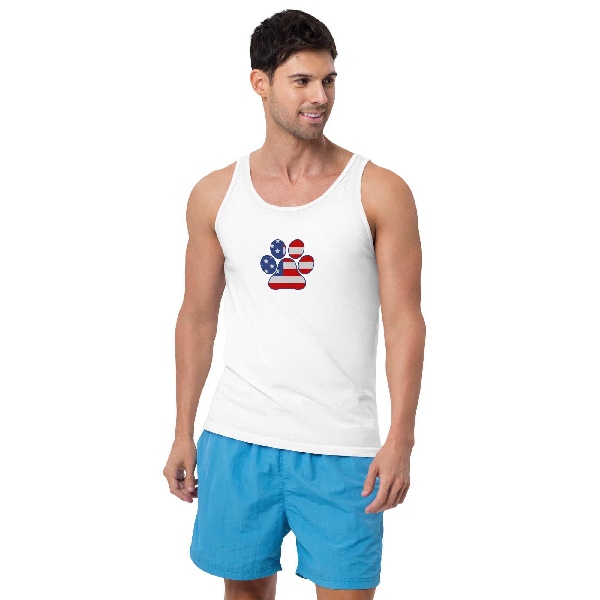 Men's American Paw Tank Top