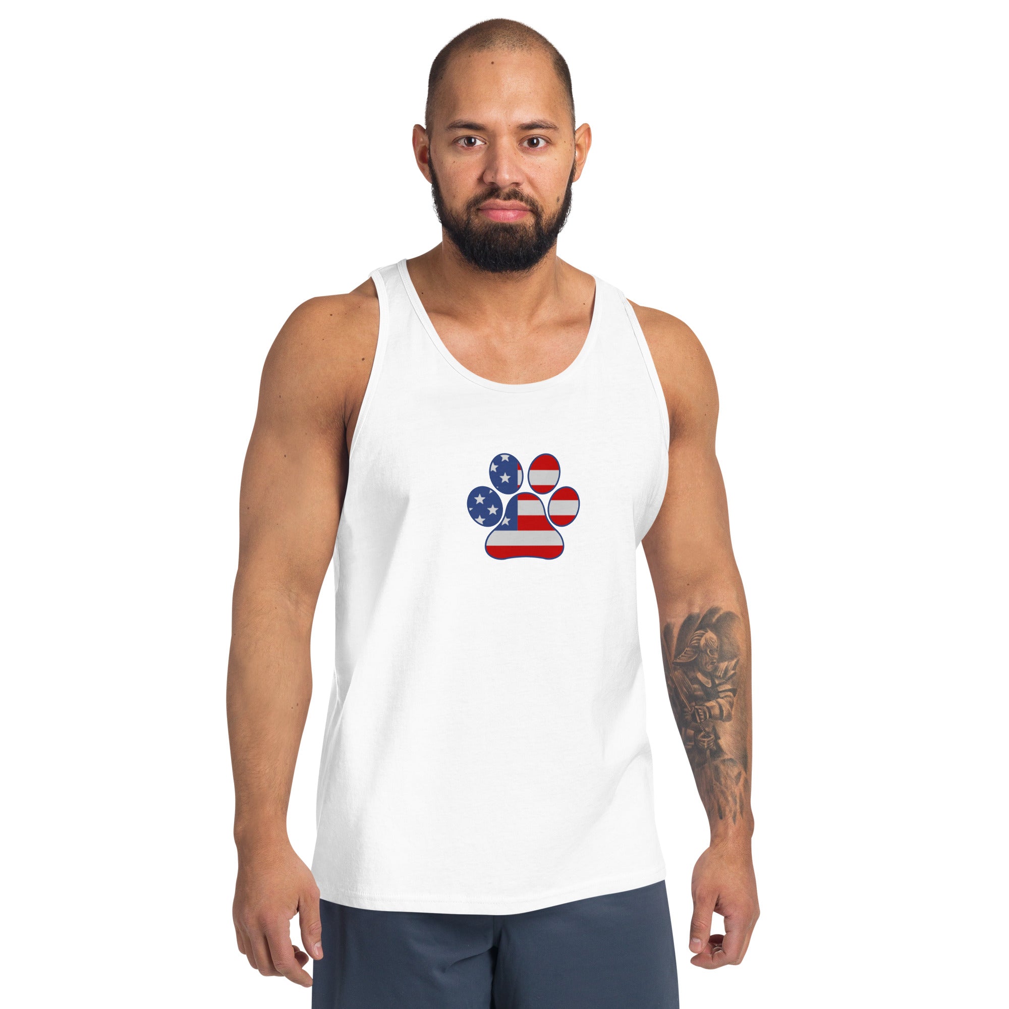 Men's American Paw Tank Top