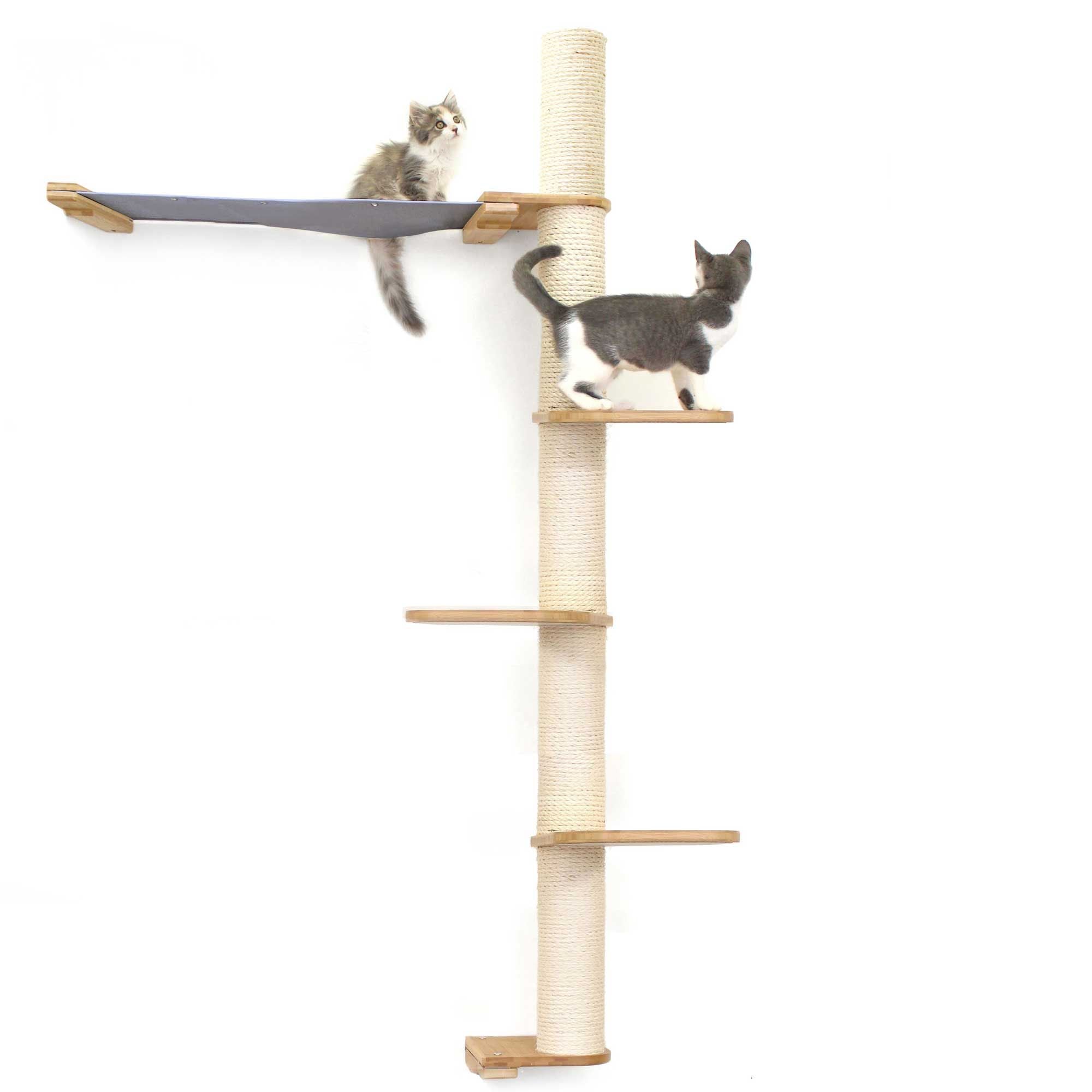 The Crow's Nest: High, Tall Cat Tree/Hammock - by Catastrophic Creations