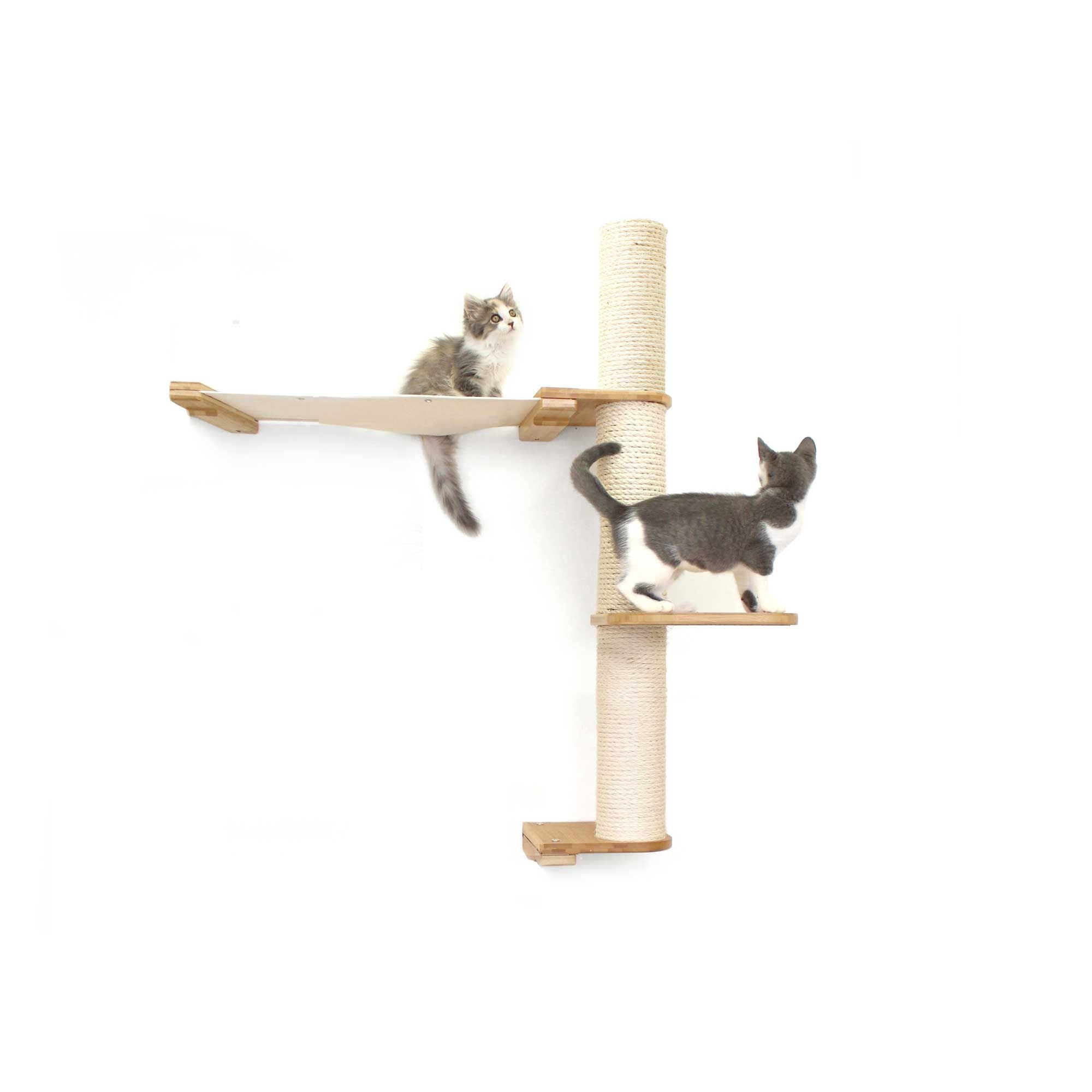 The Crow's Nest: High, Tall Cat Tree/Hammock - by Catastrophic Creations