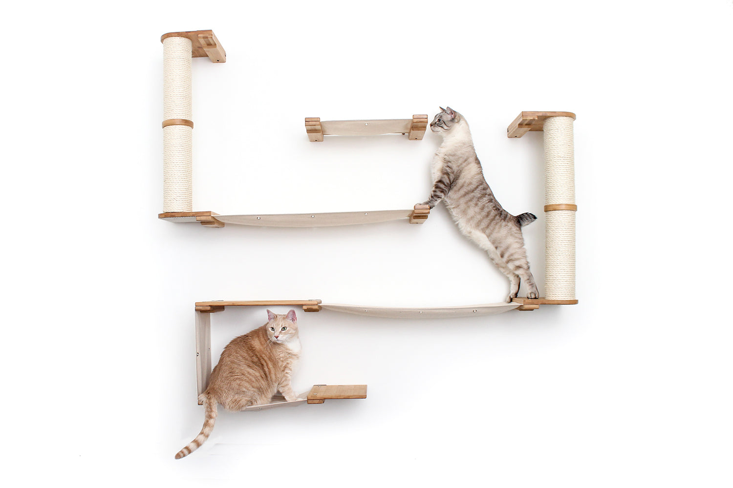 The Roman Cat Condo (Wall Mounted Cat Scratcher) - by Catastrophic Creations