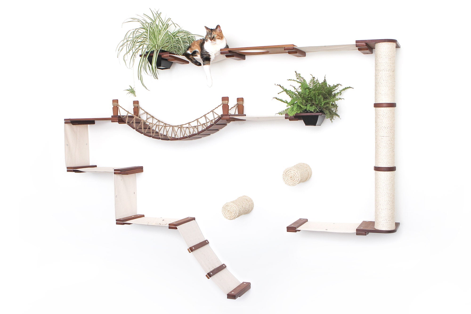 The Juggernaut (Wall-Mounted Cat Tree/Condo) - by Catastrophic Creations