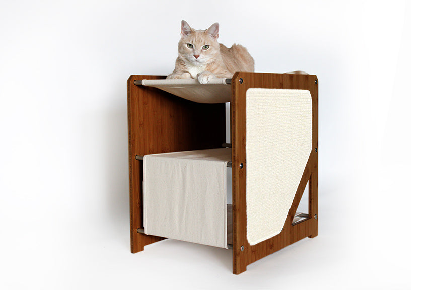 The Grotto - A Cat Tree for Small Spaces - by Catastrophic Creations