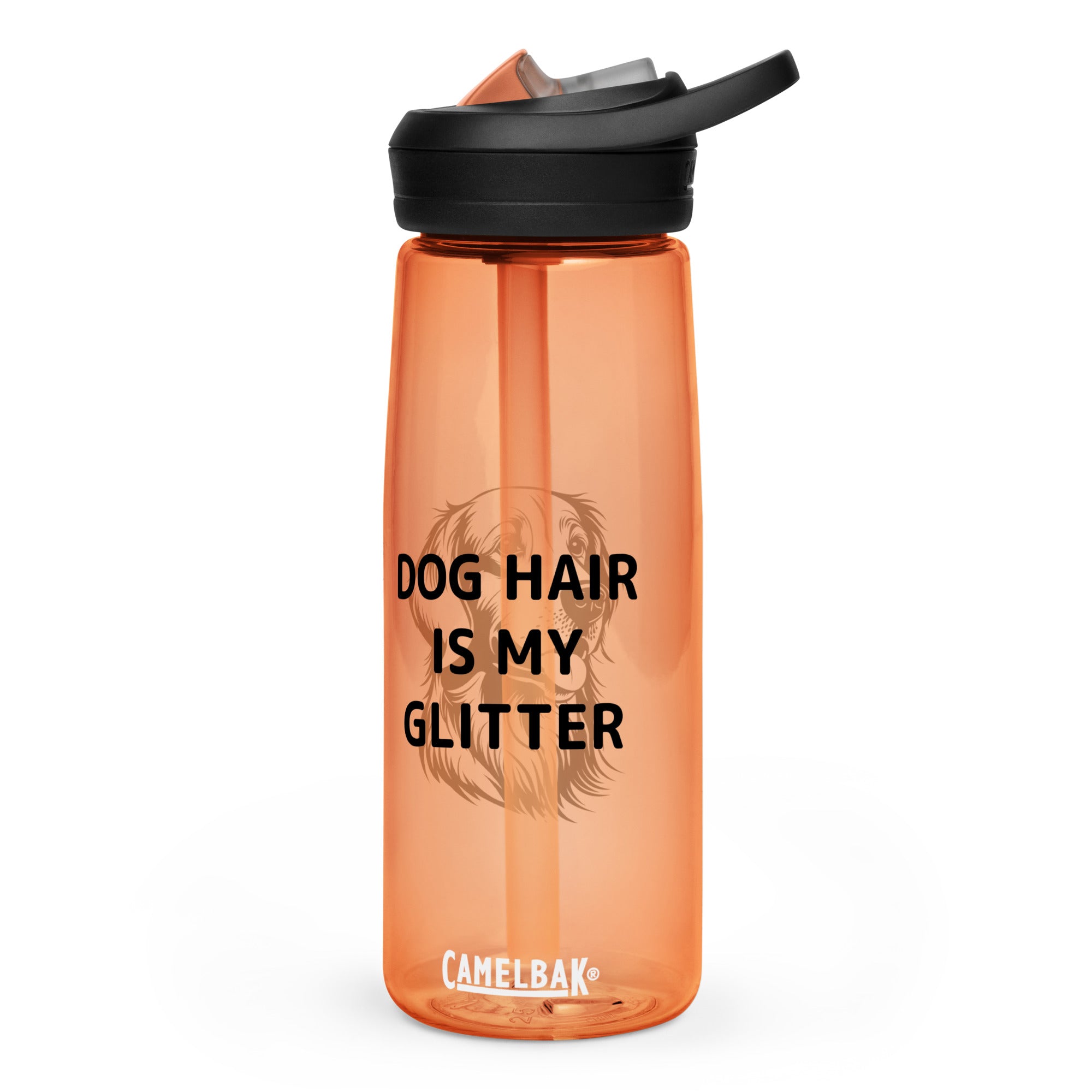 Dog Hair Is My Glitter Sports Water Bottle